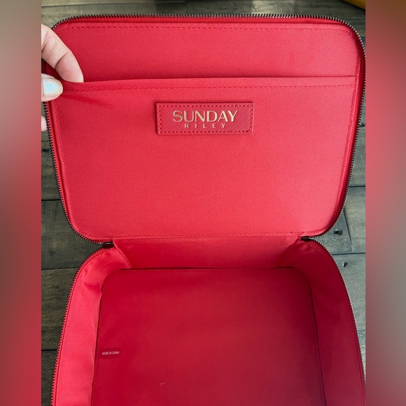 Sunday Riley Red Cosmetic Case - Picture 3 of 5